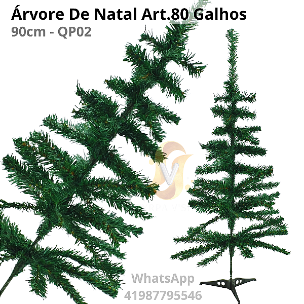 Árvore De Natal Art.80 Galhos (90cm)