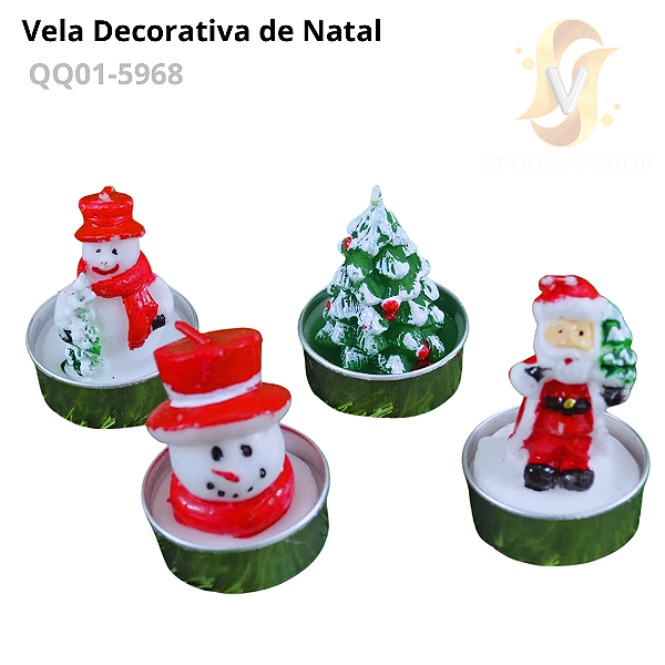 Vela Decorativa de Natal