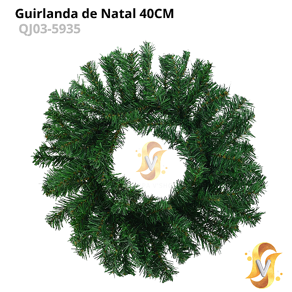 Guirlanda De Natal 40cm
