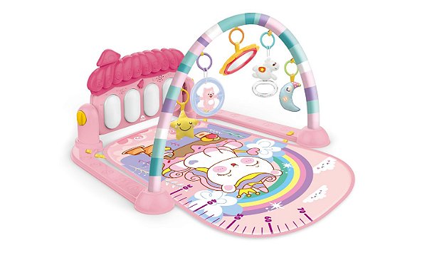 Tapete de Atividade Musical Piano Interativo Unicórnio Wakaii-