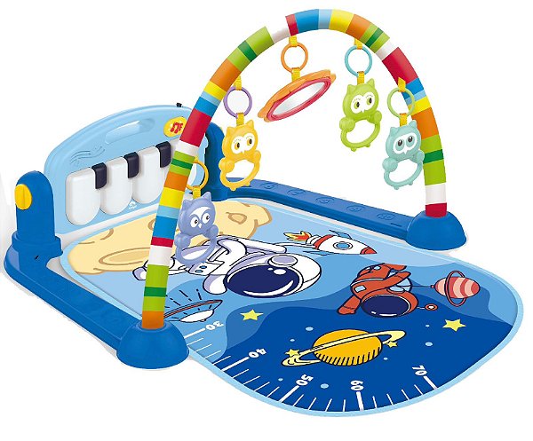 Tapete de Atividade Musical Piano Interativo Astronauta Wakaii