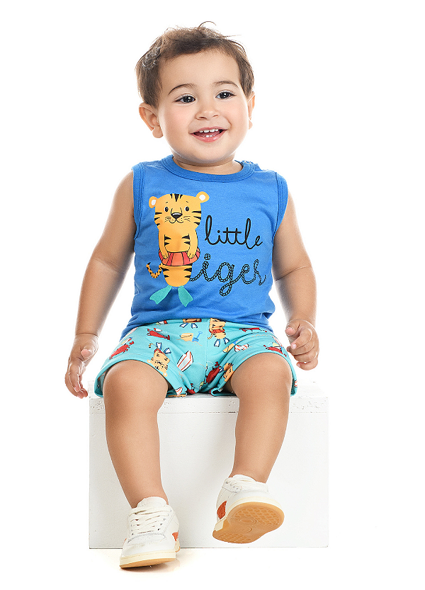 Conjunto Meia Malha/ Moletinho Sublimado