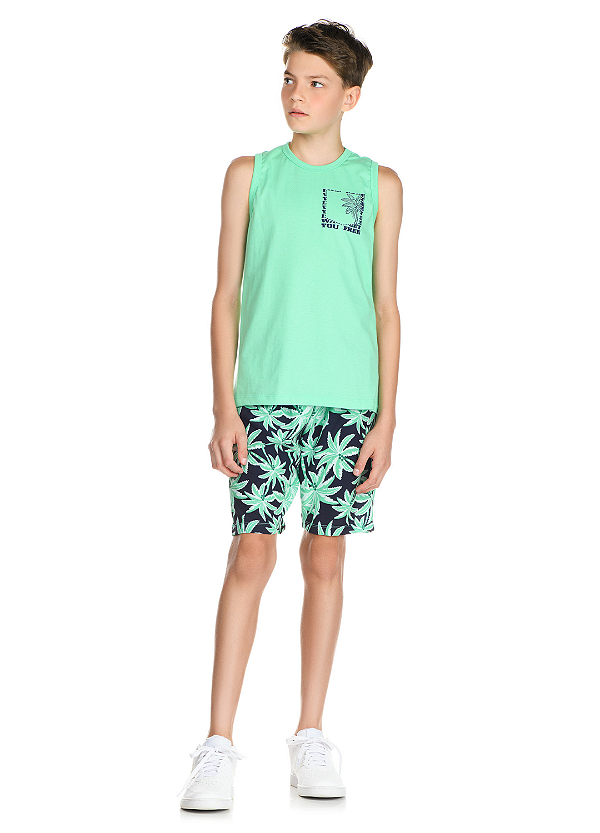 Conjunto Meia Malha / Tactel Sublimado