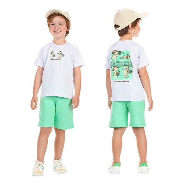 Conjunto Meia Malha/Moletinho