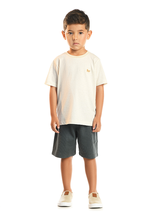 Conjunto Meia Malha Linho / Malha Favo