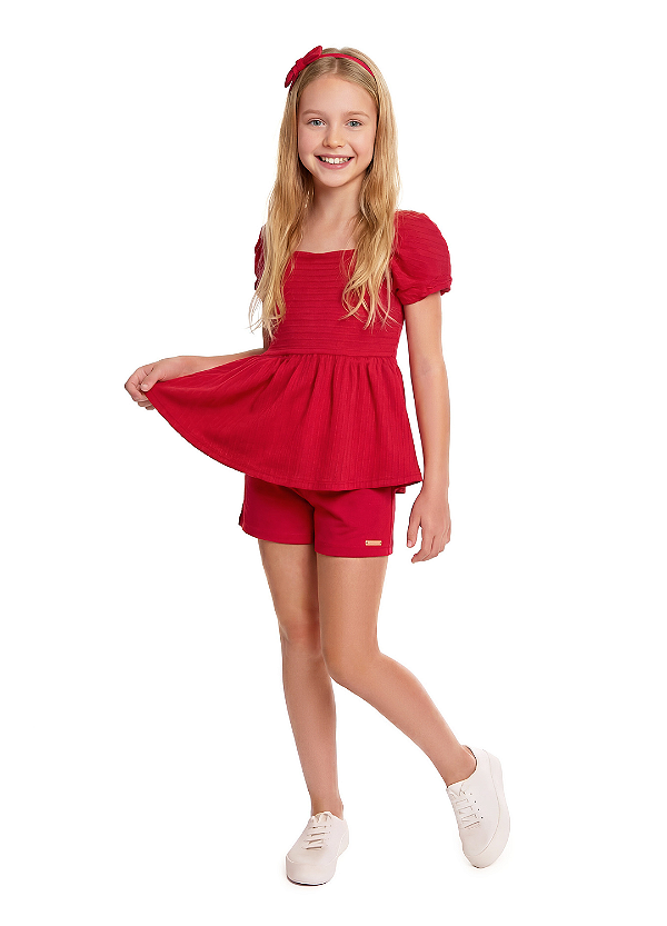 Conjunto Malha Correntinha / Cotton