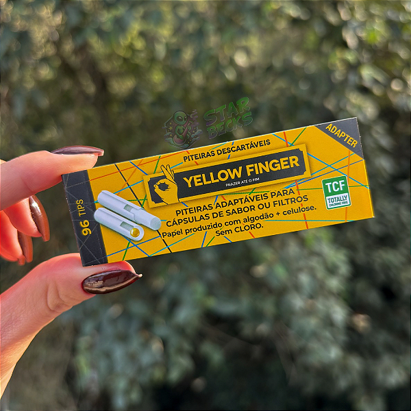 Piteira de Papel Yellow Finger Adapter