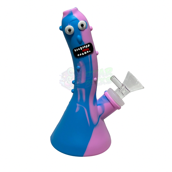 Bong de Silicone Pickle Rick