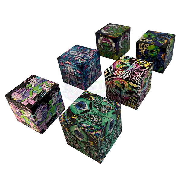 Dichavador Cubo Mágico Alien - 4 Partes