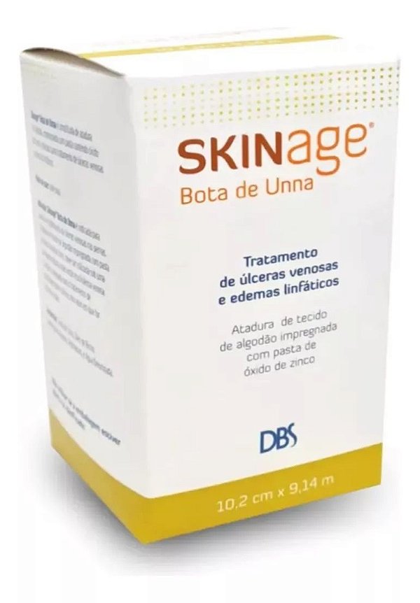 Atadura Skinage Bota De Unna C/ Óxido De Zinco