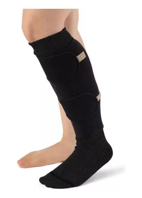 Kit Polaina Compreflex Panturrilha 601 Preta - Sigvaris