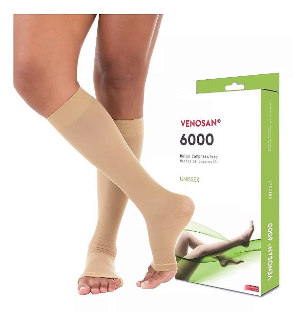 Meia De Compressão 3/4 20-30mmhg Venosan 6000 Unissex