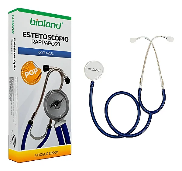 Estetoscópio POP Duplo Bioland E100D Preto