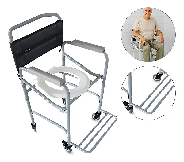 Cadeira de Banho em Aço Desmontável Hidrolight SC105 120 kg