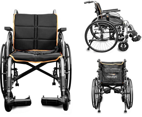 Cadeira de Rodas Alumínio Premium Max 46