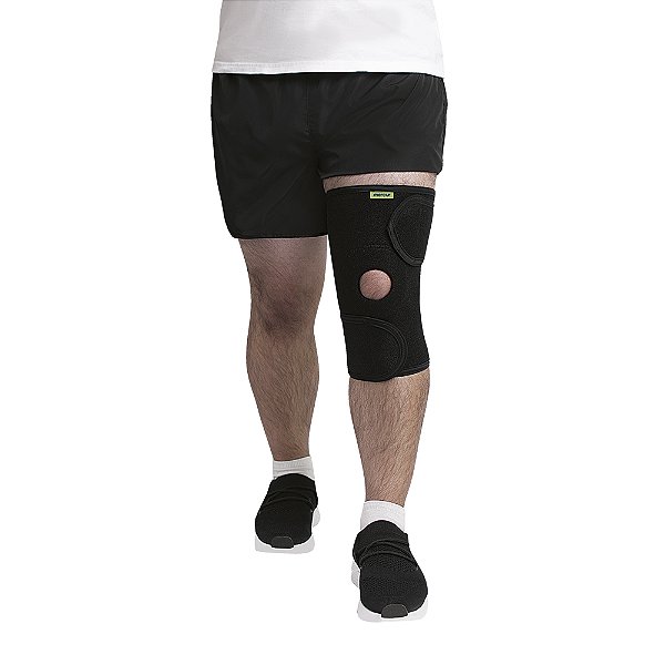 Joelheira Ajustavel Neoprene Mercur Patelar Entorse Flex