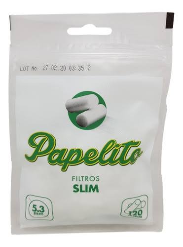 Filtro para Cigarro Papelito Slim 5,3mm (Pacote com 120)
