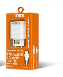 Carregador Turbo QC3.0 18w USB Kaidi