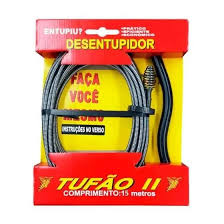 DESENTUPIDOR TUFÃO DE CANOS PROFISSIONAL MOLA ROTATIVA