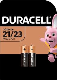 Pilha Alcalina MN21 / A23 Duracell, 12V, 2 Unidades