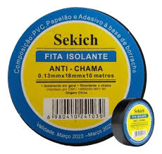 Fita Isolante Sekich de 10M ANTI-CHAMA