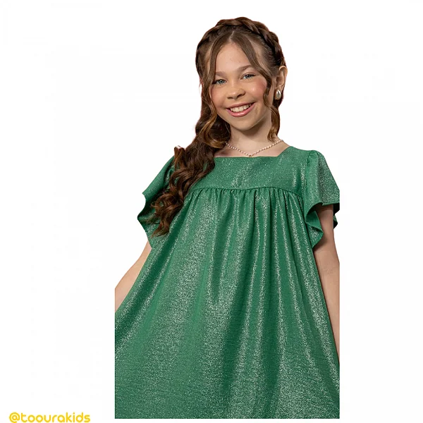 Vestido Festa Green