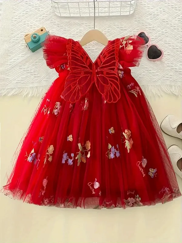 Vestido Jardim Encantado Borboleta