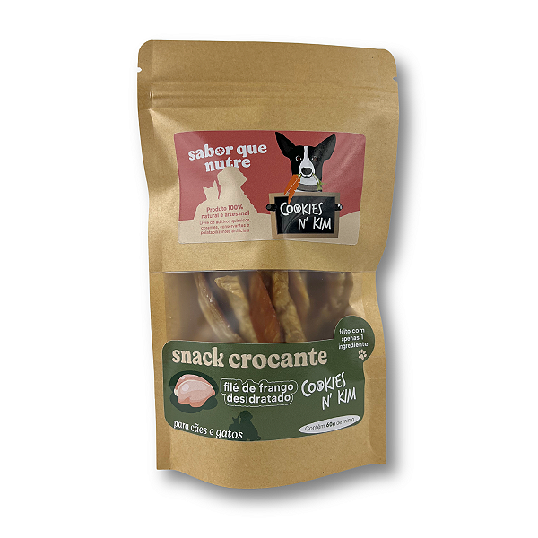 Petisco Pet Desidratado - Filé de Frango | Cookies N' Kim