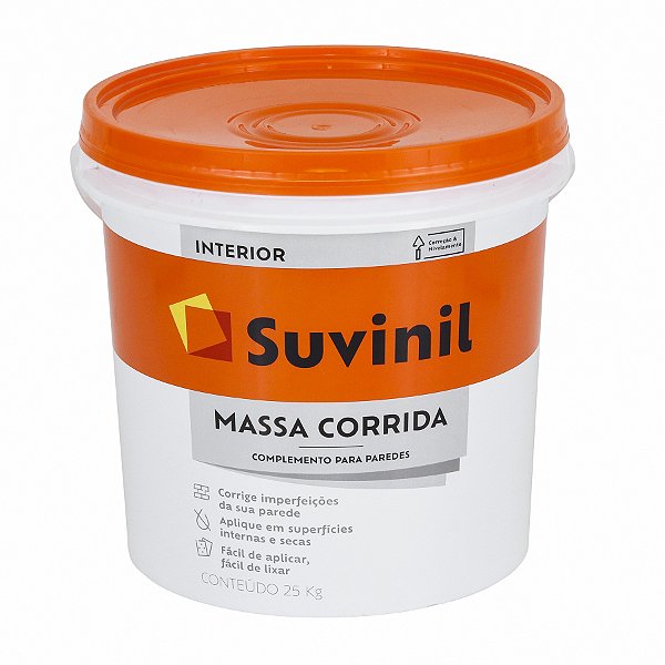Massa Corrida Premium Balde 25kg Suvinil