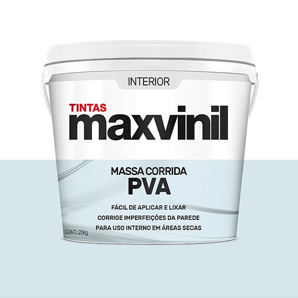 Massa Corrida Premium Balde 25kg Maxvinil