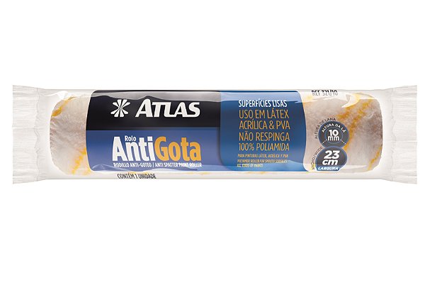 Rolo de Lã 23cm Antigota 321/10 Poliamida Atlas