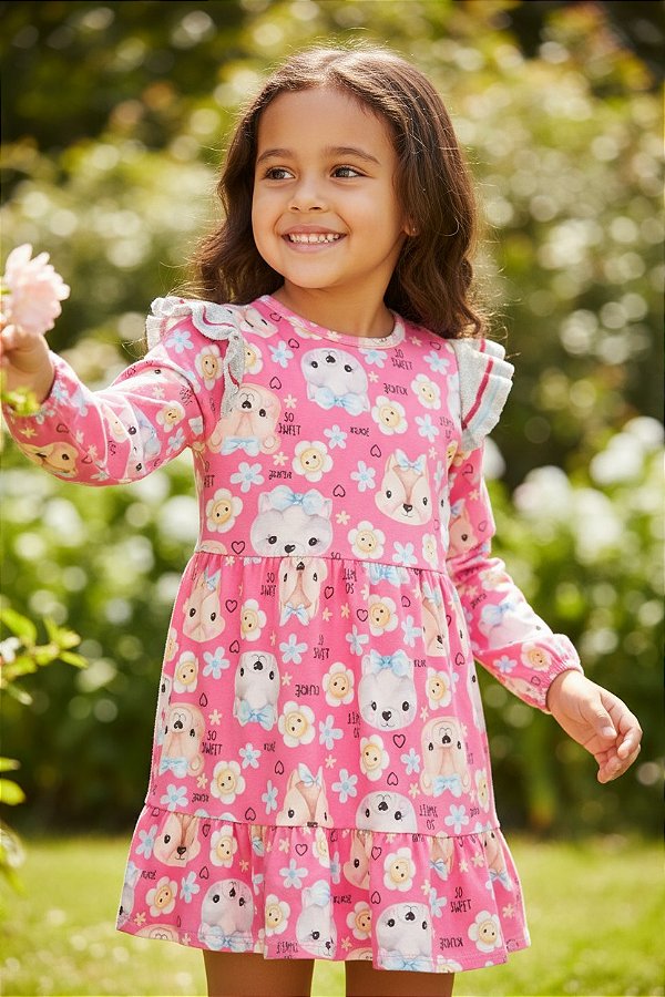 Vestido Menina estilosa