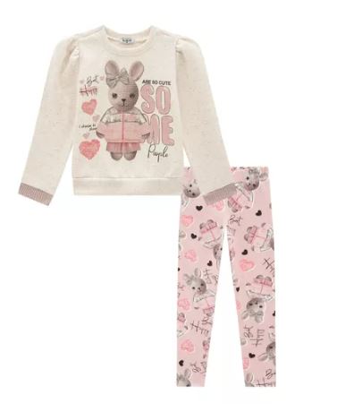 Conjunto Coelhinha Kukiê