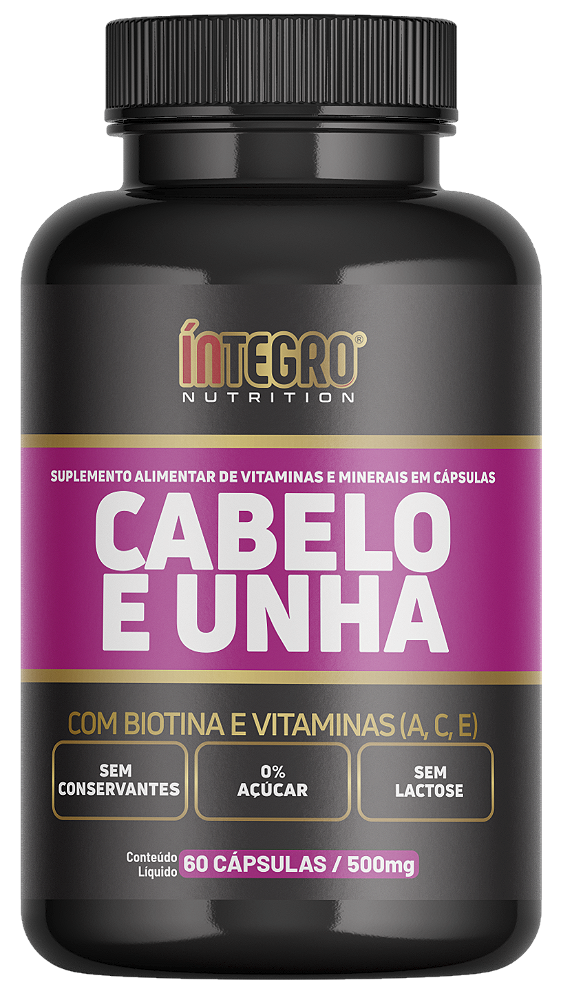 Cabelo e Unha 60 Capsulas - Íntegro Nutrition
