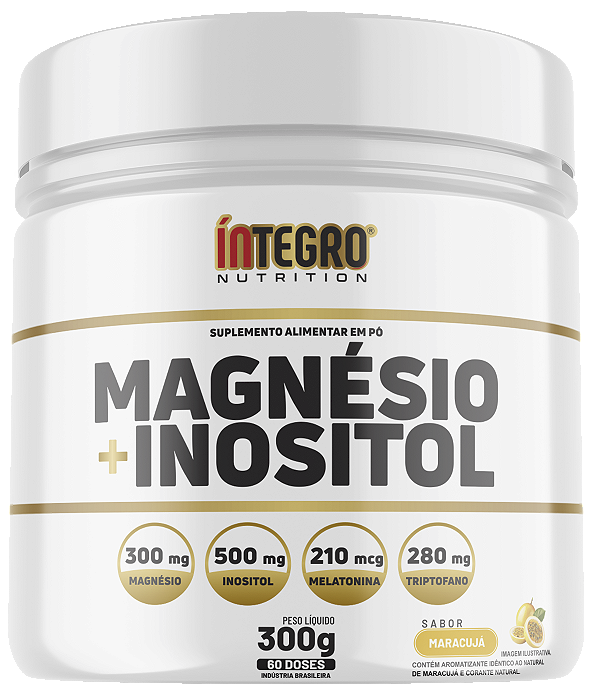 Magnésio + Inositol Maracujá 300g - Íntegro Nutrition