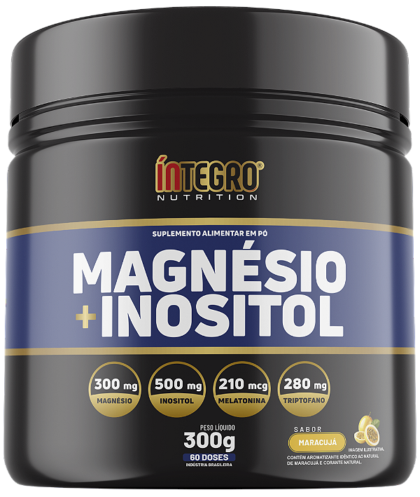 Magnésio + Inositol Maracujá 300g - Íntegro Nutrition