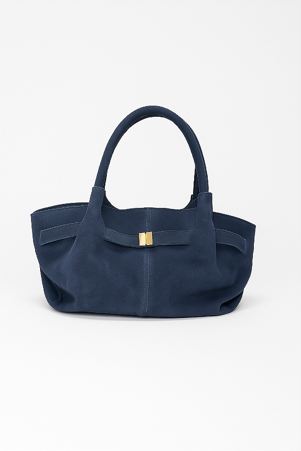 BOLSA COURO CAMURÇA MÉDIA | DAISY