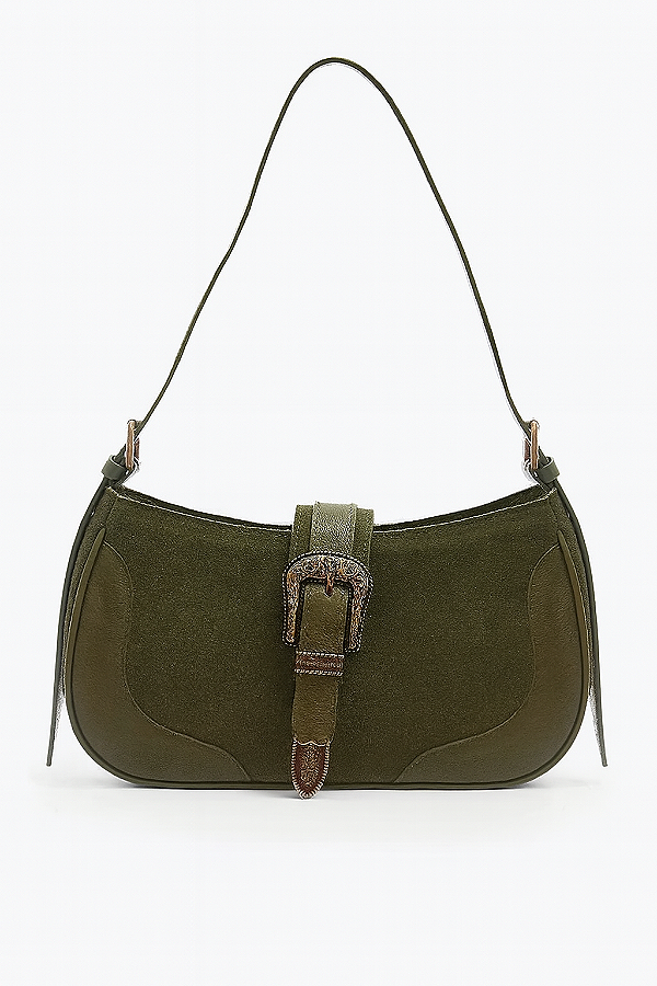 BOLSA BOHO EM COURO CAMURÇA | CLARI