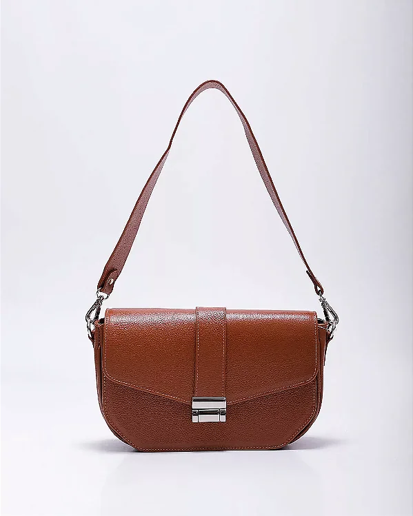 BOLSA TIRACOLO EM COURO LEGÍTIMO | LÍVIA