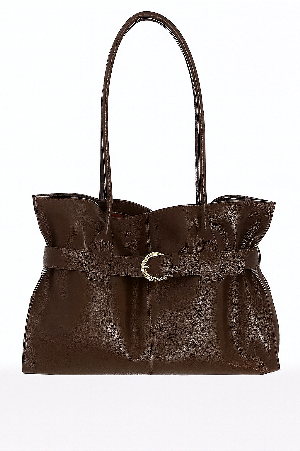 BOLSA DE OMBRO EM COURO LEGÍTIMO | LAVÍNIA