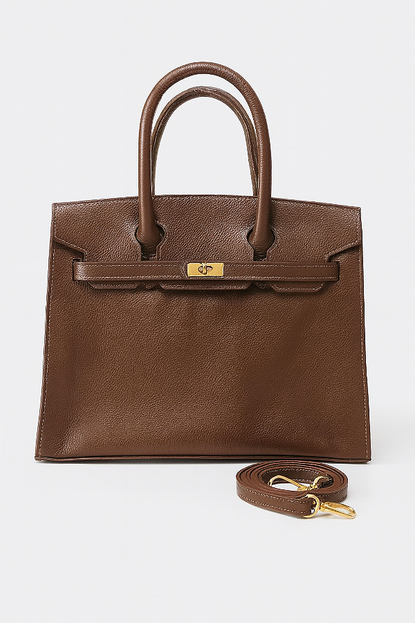 BOLSA ESTRUTURADA EM COURO LEGÍTIMO | OLINDA