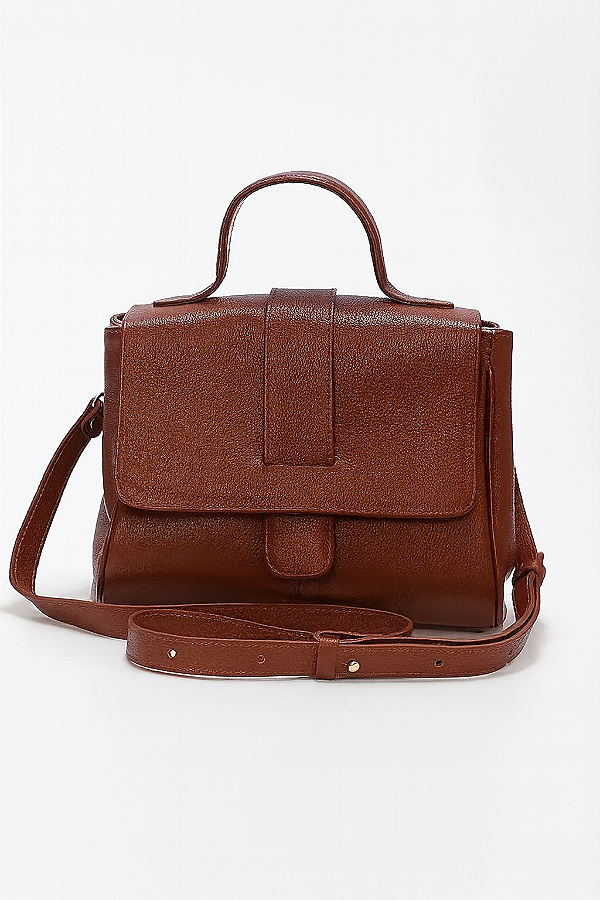 BOLSA TIRACOLO EM COURO LEGÍTIMO | DEMI