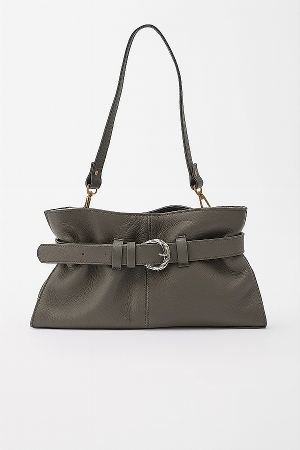 BOLSA SHOULDER EM COURO LEGÍTIMO | CARINE