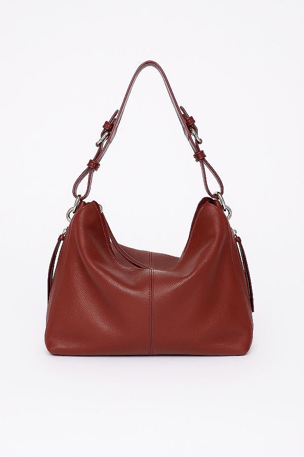 BOLSA DE OMBRO EM COURO LEGÍTIMO | CLARICE