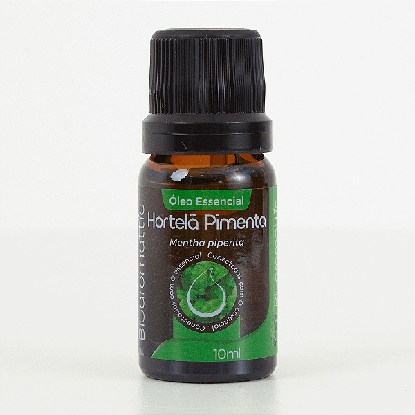 Óleo Essencial Hortelã Pimenta 10ml 100% Puro Bioaromattic