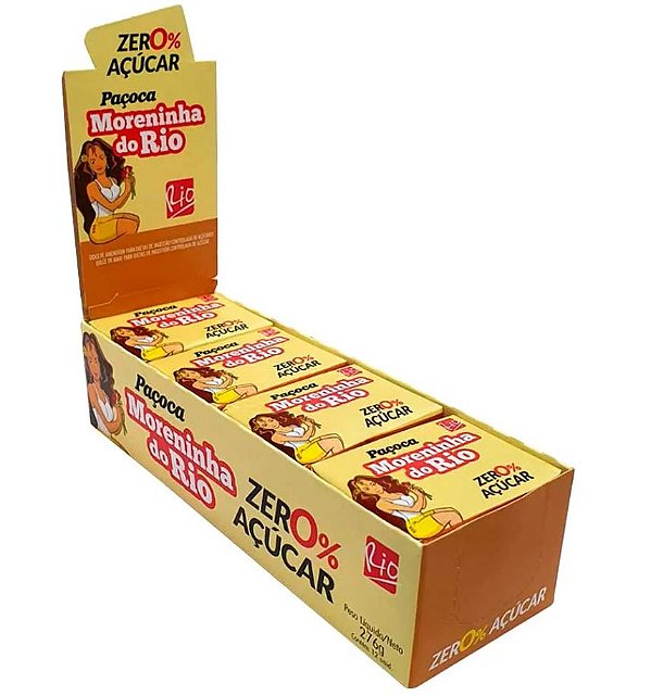 Paçoca Diet Zero Açúcar Moreninha do Rio 276g c/12un
