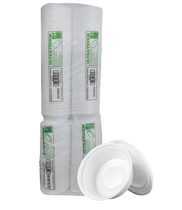 Marmita 700ml Ultra M50 Conjunto 100un Isopor