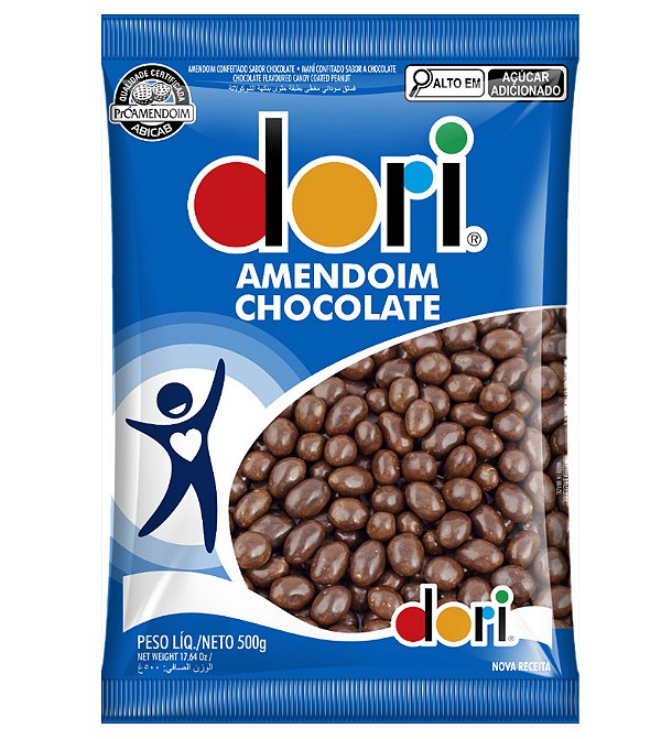 Amendoim Chocolate Dori Confeitado 500g