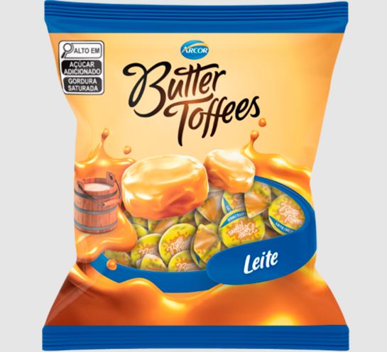Bala Butter Toffees Leite 500g Arcor