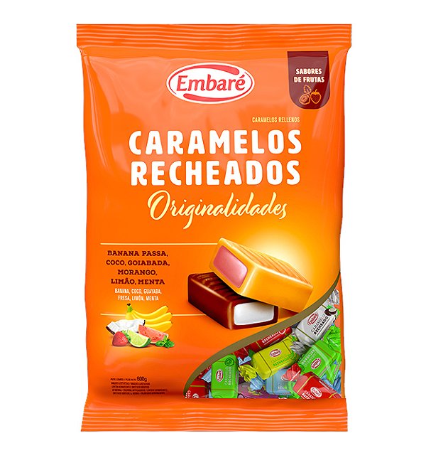 Caramelo Embaré Recheado 600g Originalidades